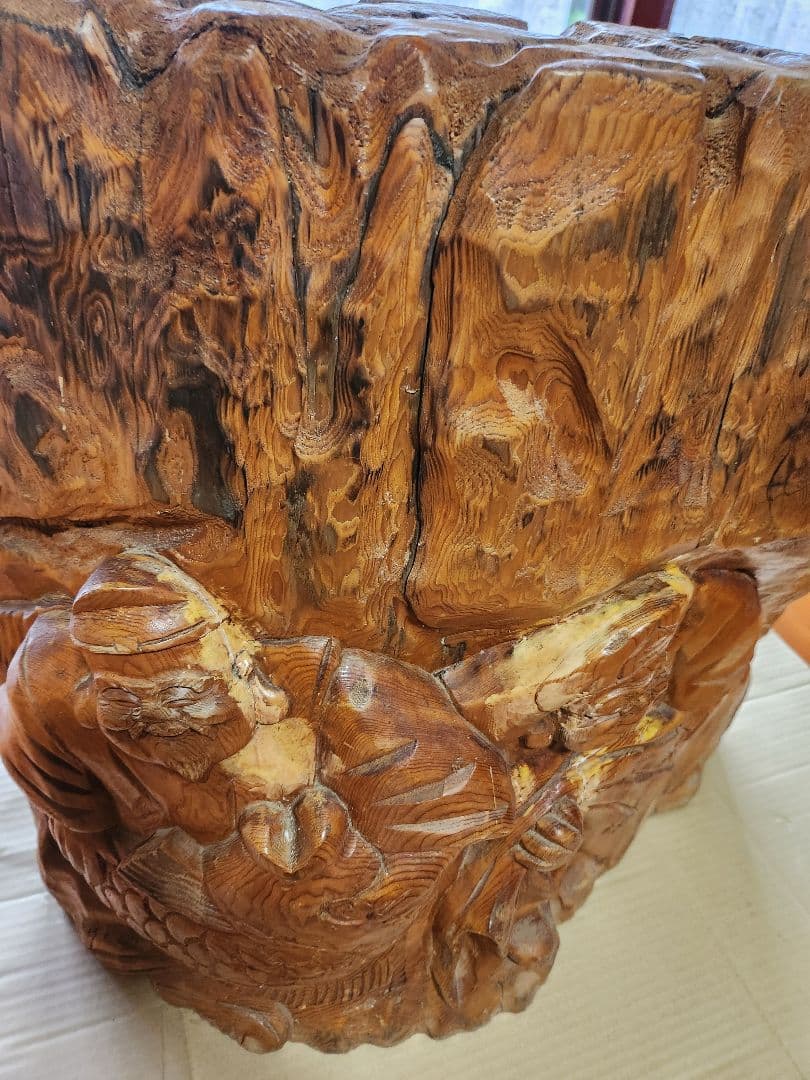 木彫り恵比寿、大黒天　置物