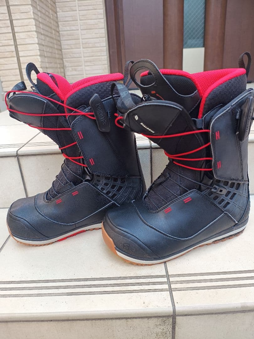 Salomon スノーボードブーツDIALOGUE X ブラック/レッド25cm