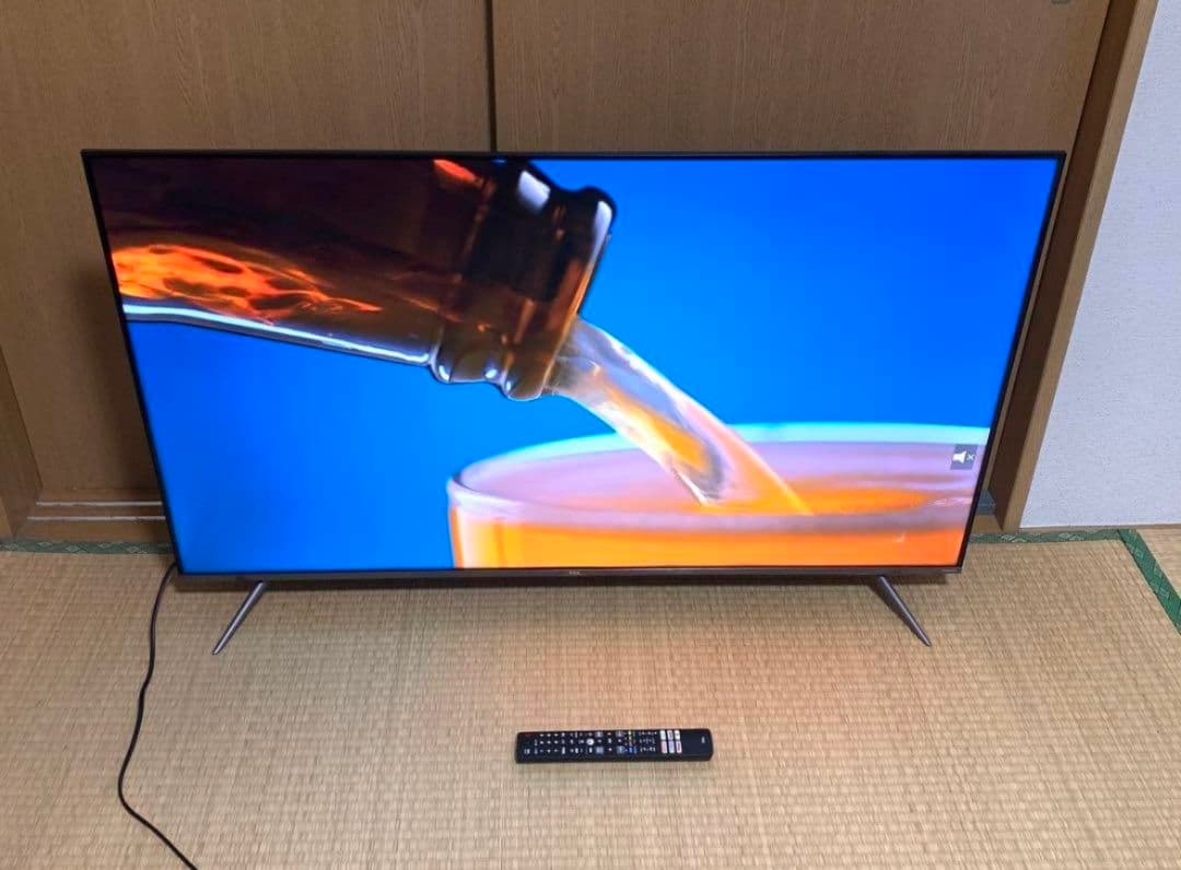 4K TCL 50型✨チューナー内蔵スマートテレビ ネット動画/地上波 22年製