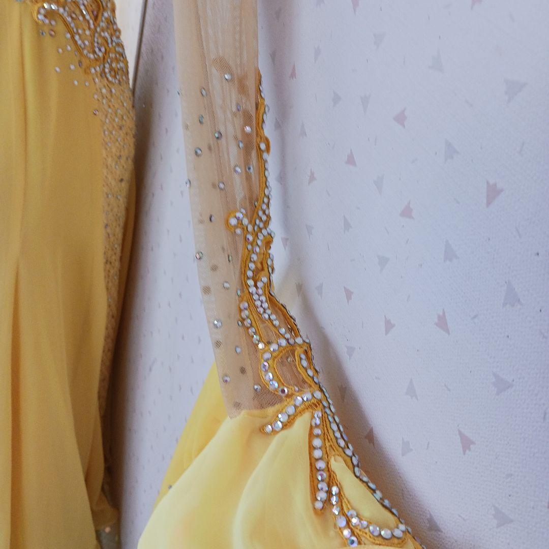 社交ダンス用イエロードレス