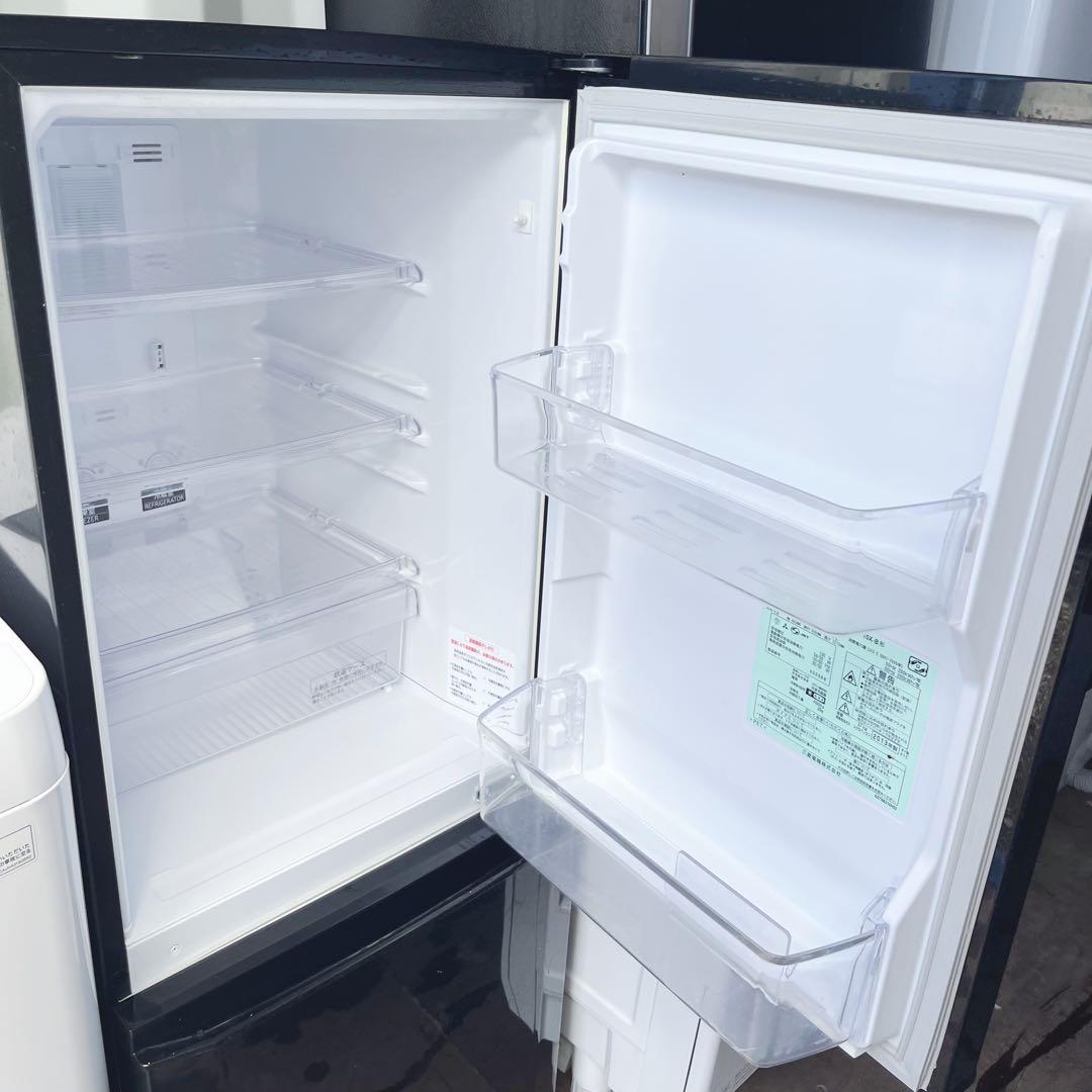 332取付無料！三菱低温ケース搭載スタイリッシュブラック冷蔵庫SHARP洗濯機