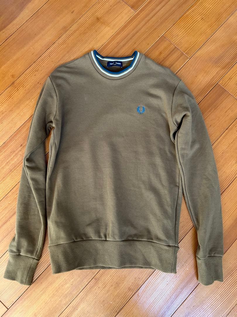 [FRED PERRY/フレッドペリー]クルーネックスウェット【Sサイズ】