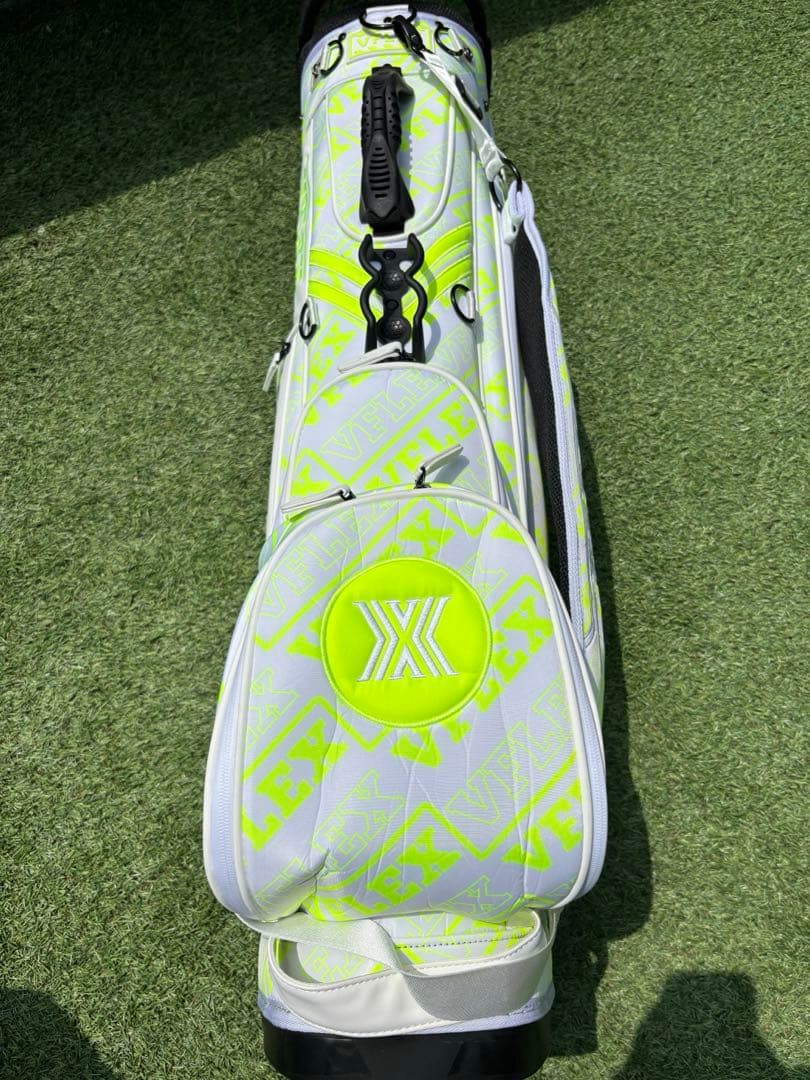 Ｖフレックス　スタンド　キャディバッグ　ゴルフバッグ　新品　ホワイト　イエロー