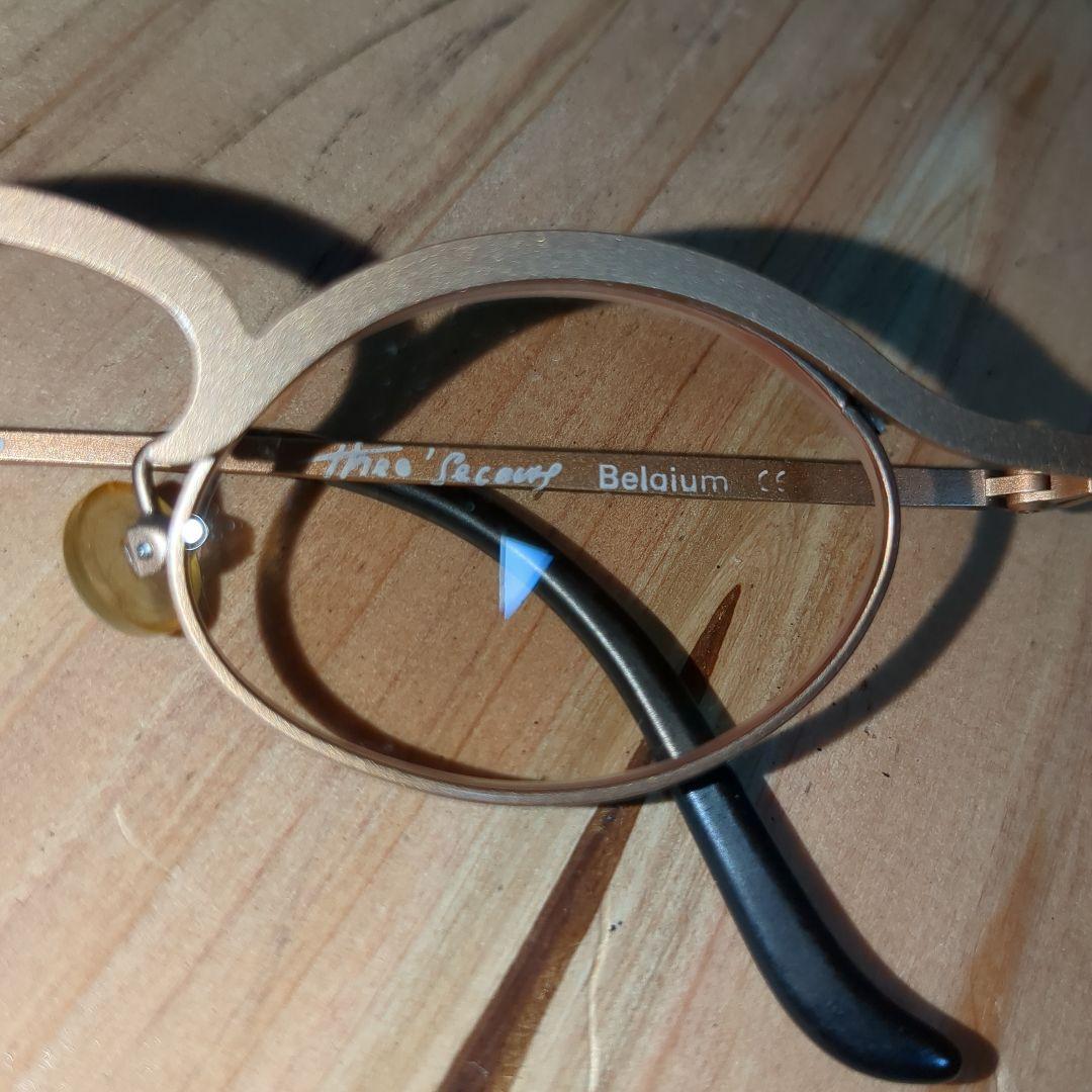 た*ャ様 THEO BELGIUM テオ ベルギー メタルフレーム ラウンド サ