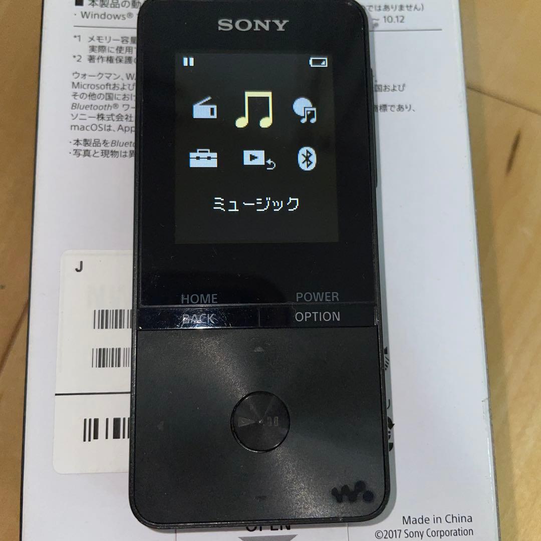 SONY NW-S315 16gb 専用イヤホン、ケーブル、保証書付き