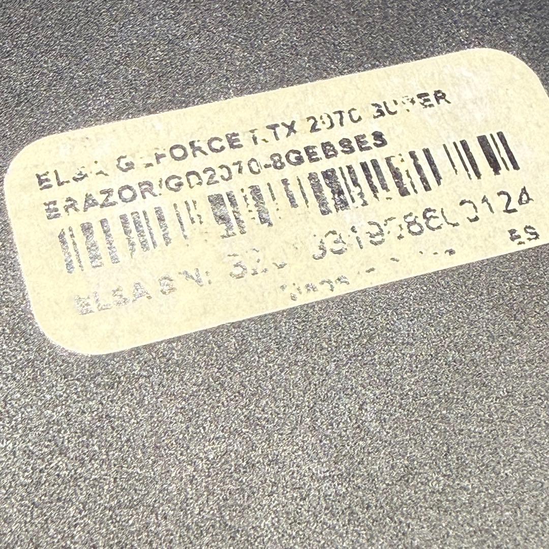 【ジャンク】ELSA RTX 2070 Super ERAZOR GAMING
