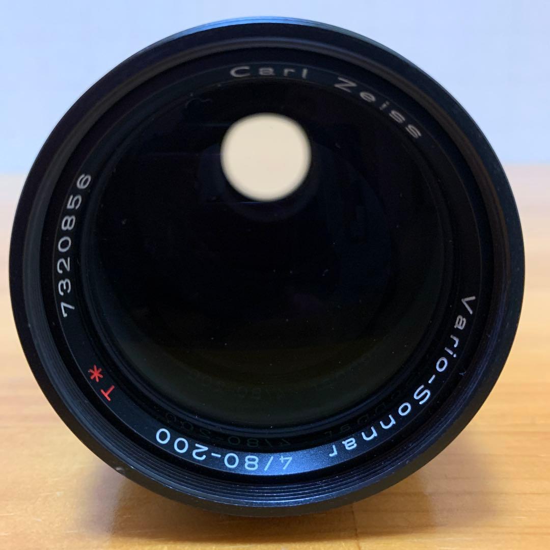 【ジャンク】CONTAX Vario-Sonnar 80-200mm、フード付き