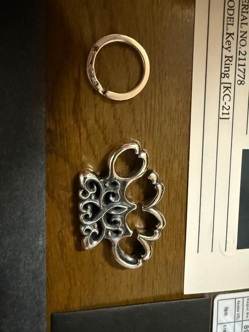 gaboratory 1/8 ナックルダスター キーリング 925