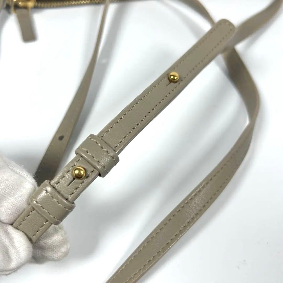 CELINE トリオラージ 3連 本革ショルダーバッグ クラッチバッグ 2way