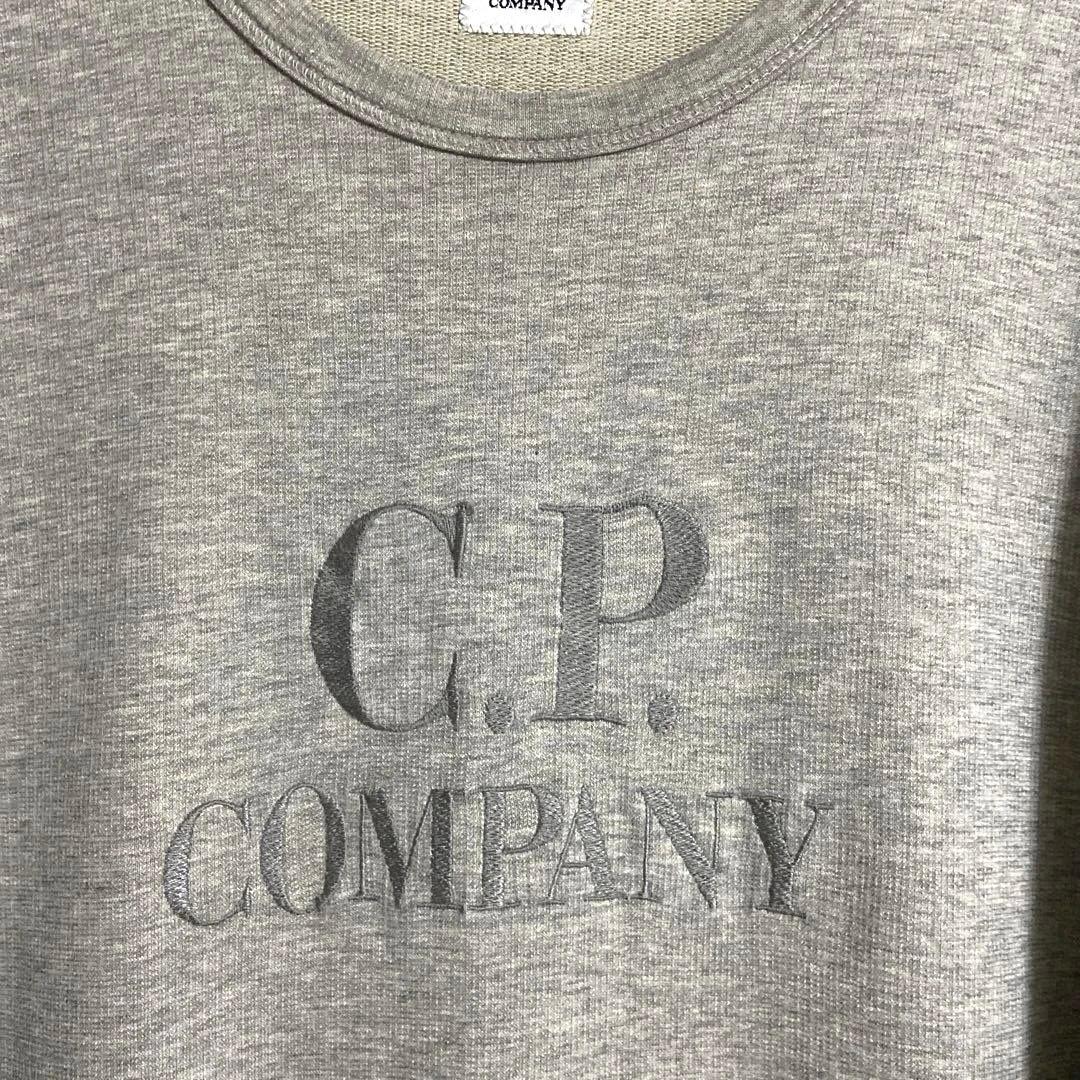 【極美品/XL】✴︎新品C.P. COMPANY ロゴ刺繍 スウェット トレーナー
