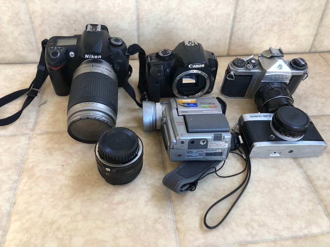 Canon Kiss X2などまとめて6個ジャンク(G67)