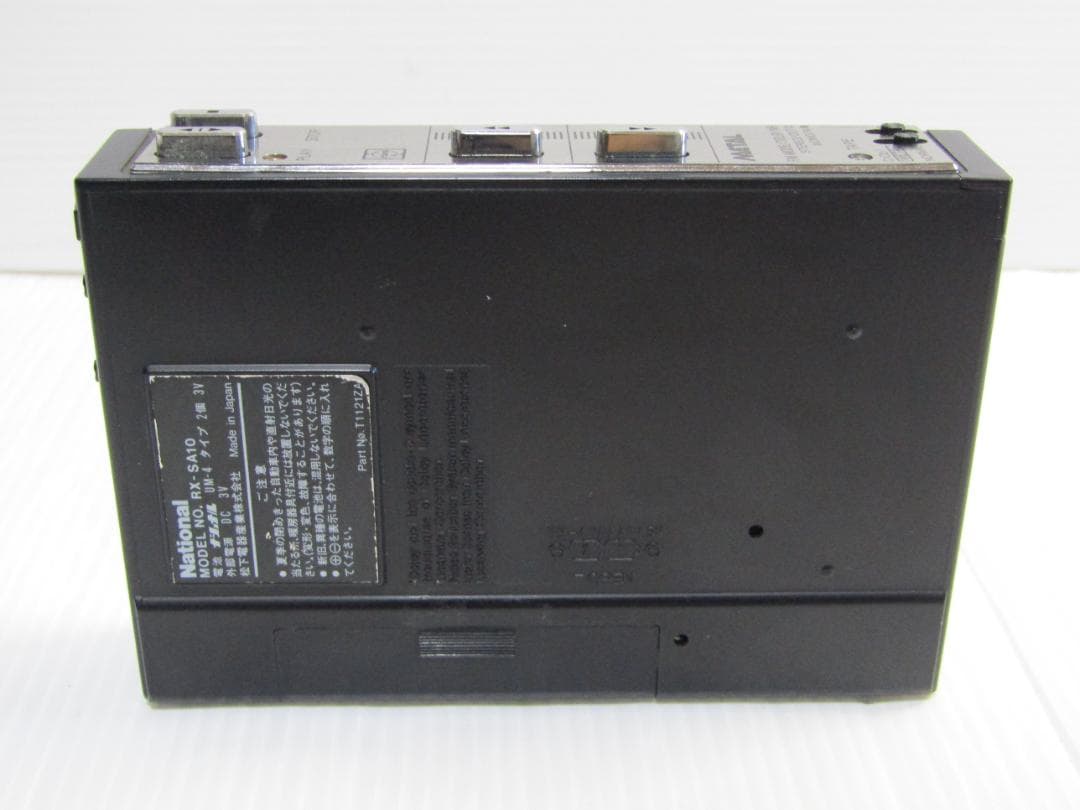 K0723 National　RX-SA10 カセットプレーヤー　ジャンク