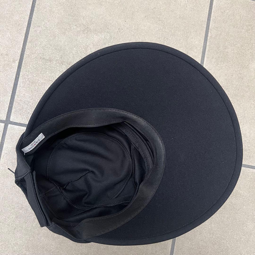 LANVIN SPORT ランバンスポール　2way 帽子　ゴルフ　キャップ　黒