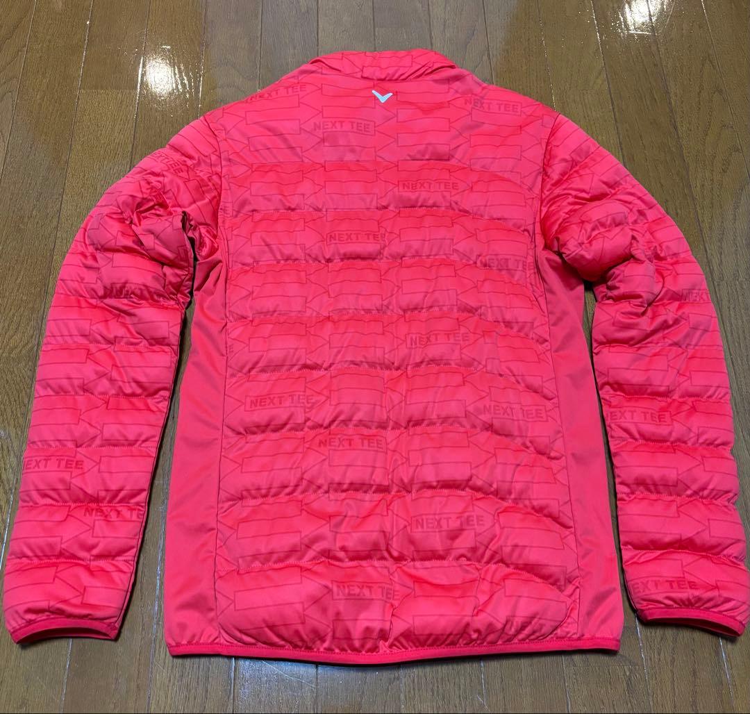 【未使用品】キャロウェイCallaway　ゴルフダウンジャケット レッド　Ｌ