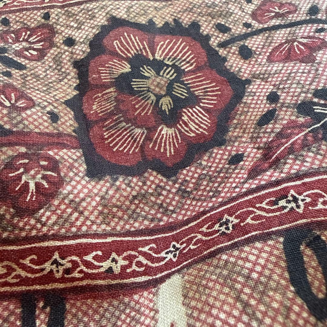 アンティーク　インド　更紗