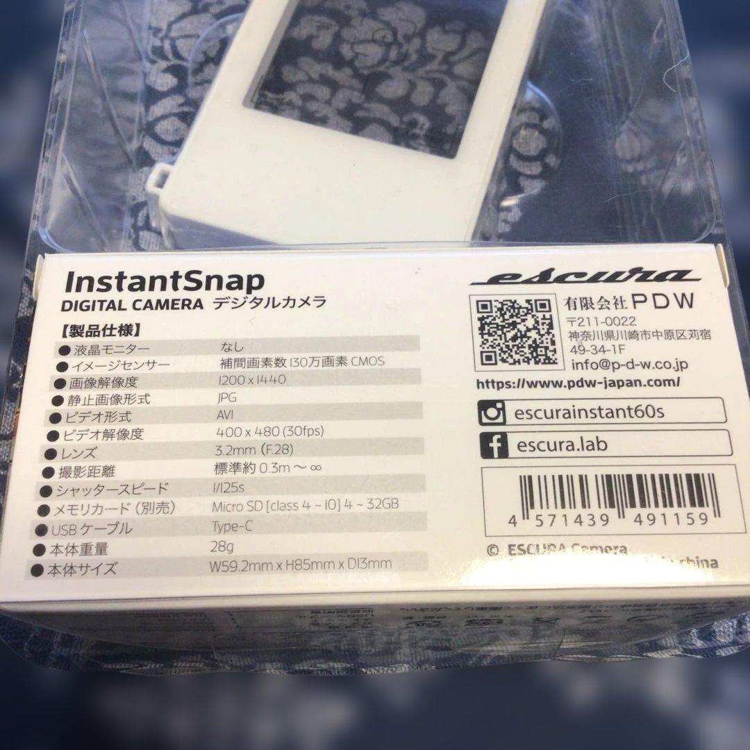 Escura InstantSnap デジタルカメラ　＋新品SDカード