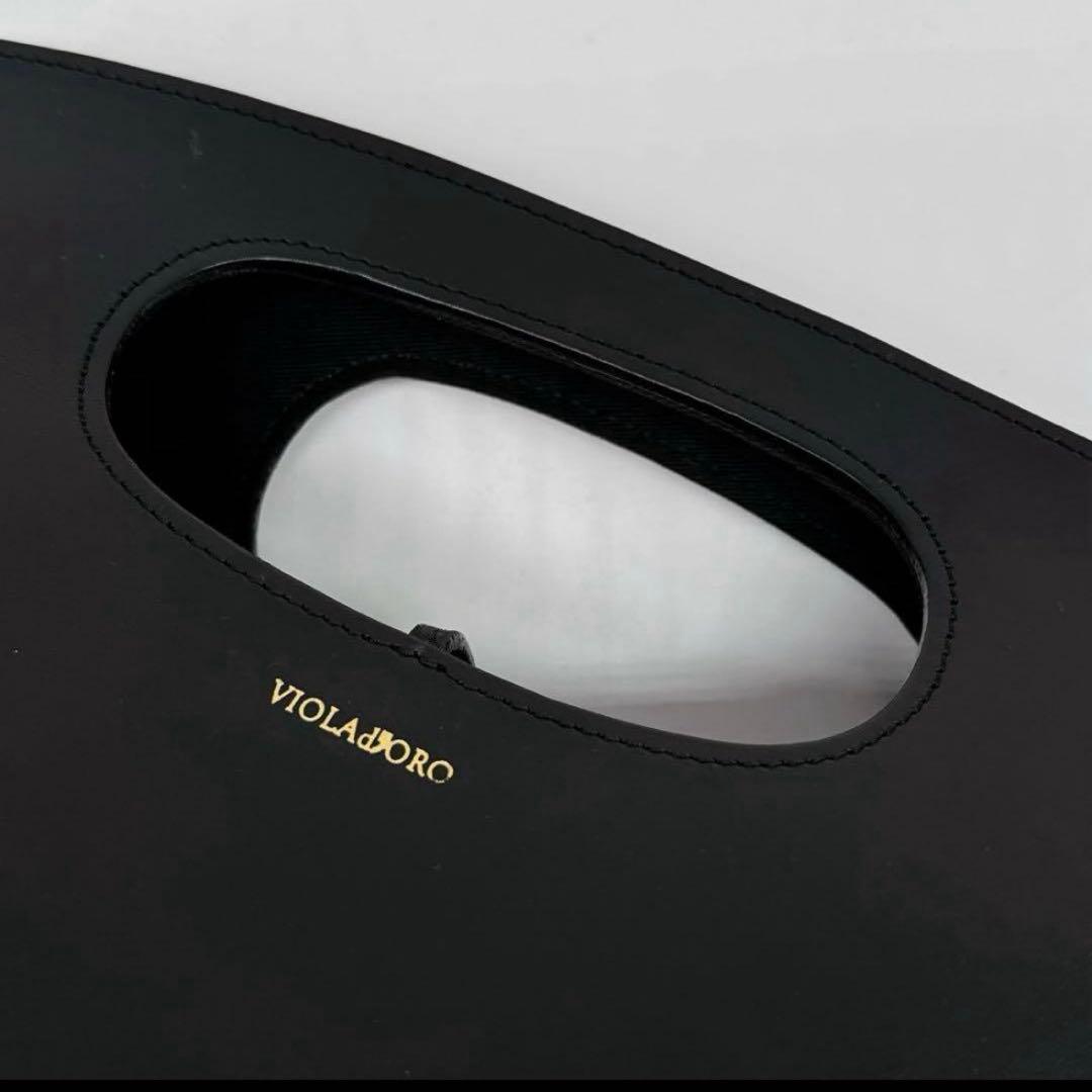WEB限定 ヴィオラドーロ レザーコンビ カゴバッグ 2way