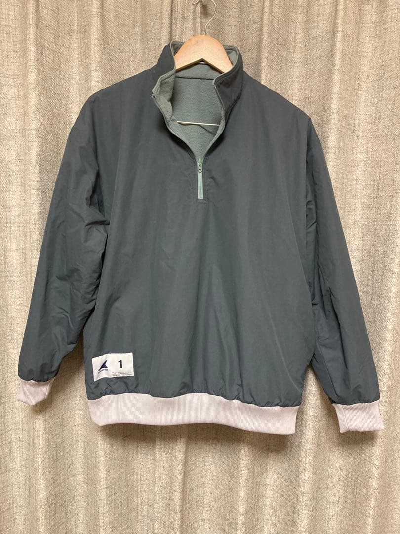 Y*U様 descendant ハーフジップジャケット フリース 1 GRAY