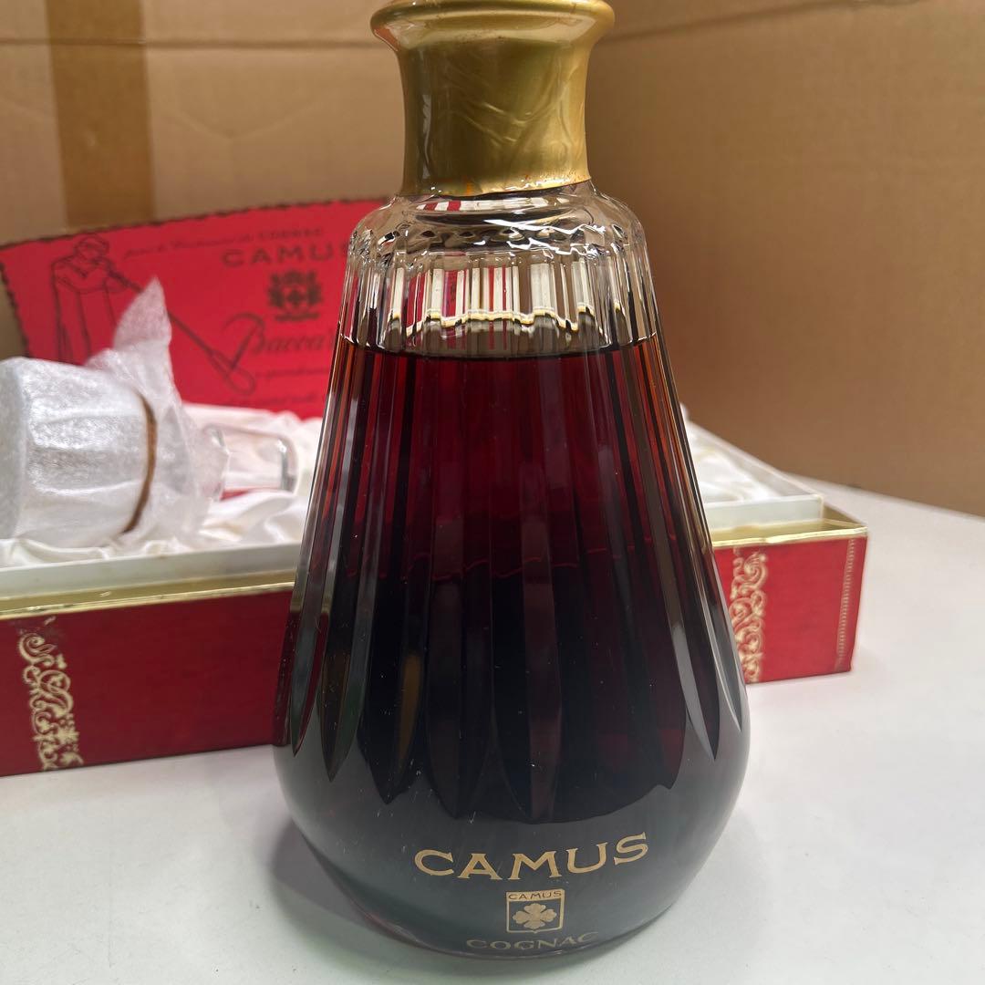 5610 【未開栓】CAMUS コニャック バカラカラフェ 化粧箱付き