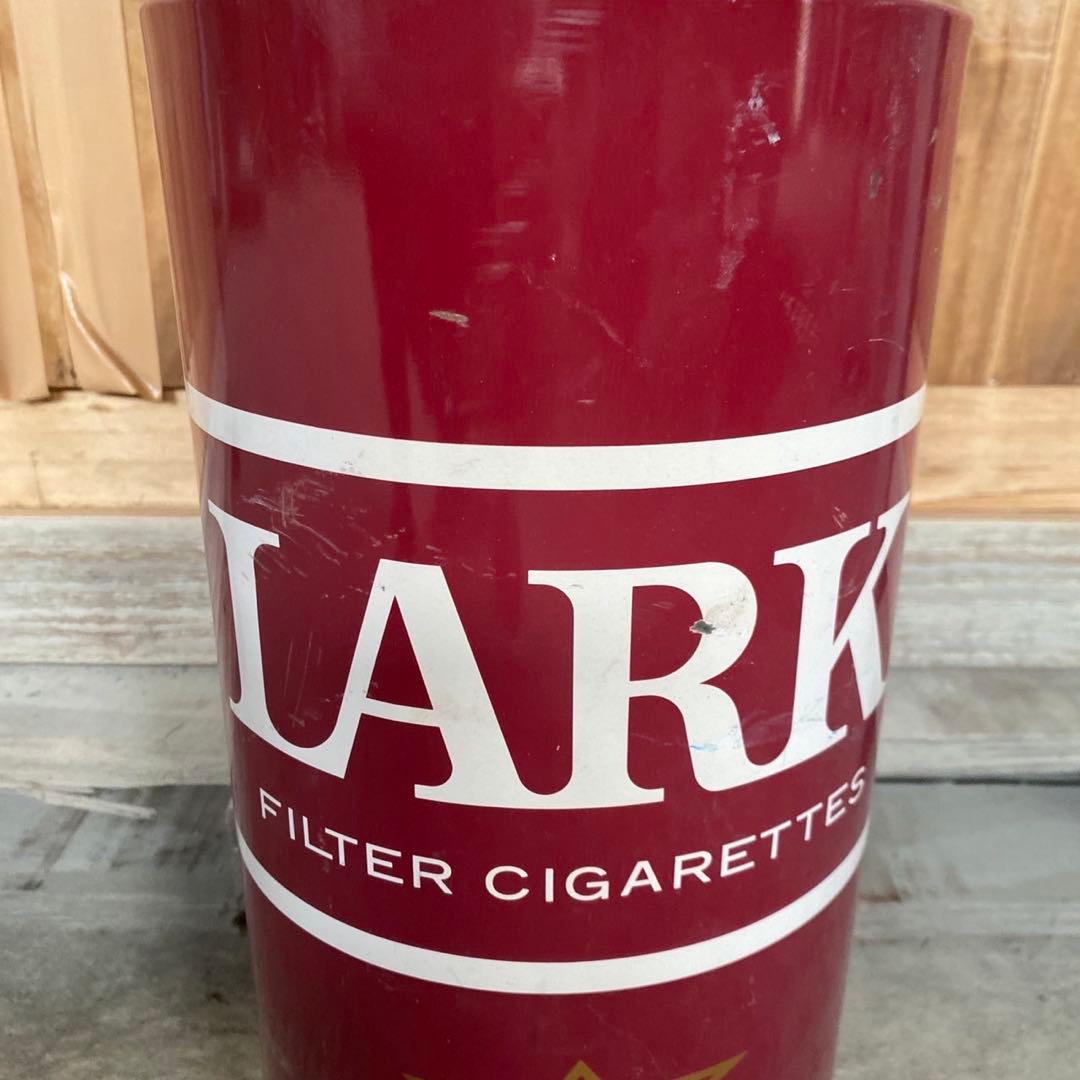 昭和レトロLARK 置き型灰皿 ゴミ箱缶　2個セット　灰皿　ラーク　傘立て