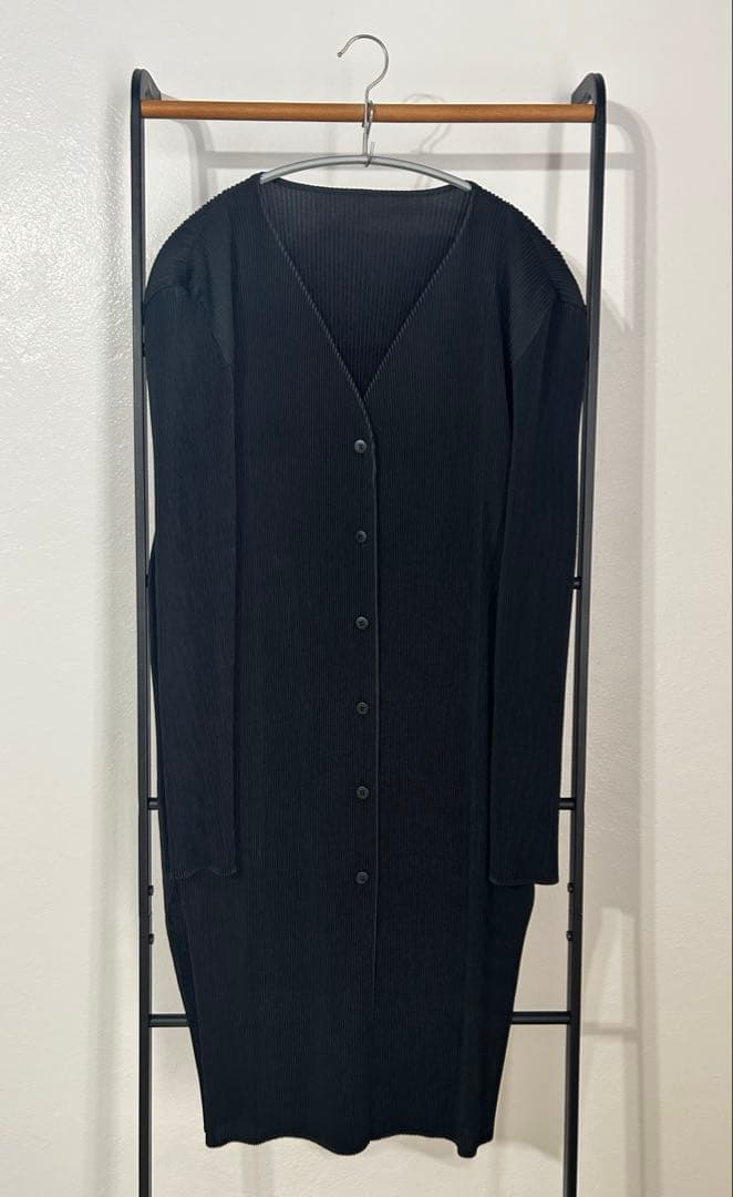 ISSEY MIYAKE FETE プリーツロングカーディガン