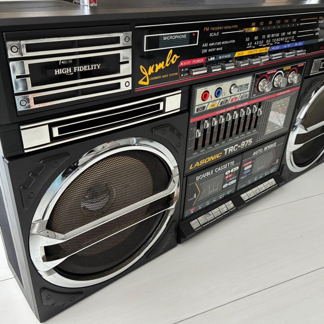 当時物　LASONIC[ラソニック] TRC-975 ラジカセ