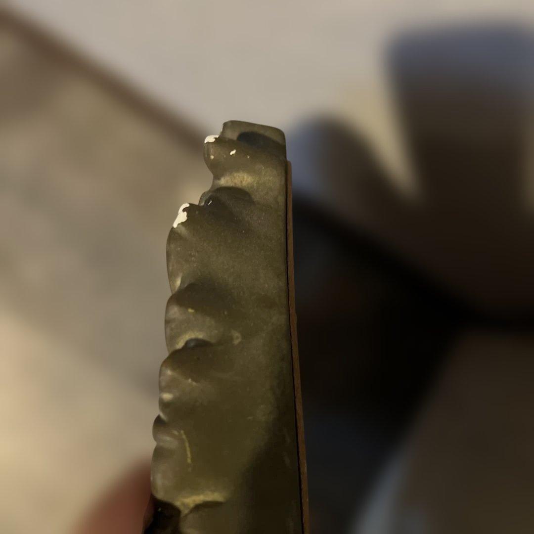 アンティーク鏡＊石膏＊ゴールド