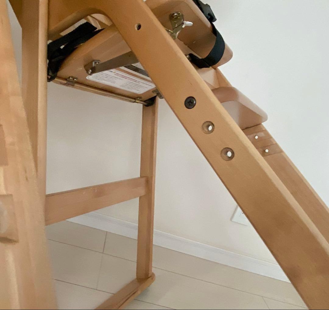 澤田木工所 タンスのゲン ベビーチェア 折りたたみ ハイチェア　2脚セット