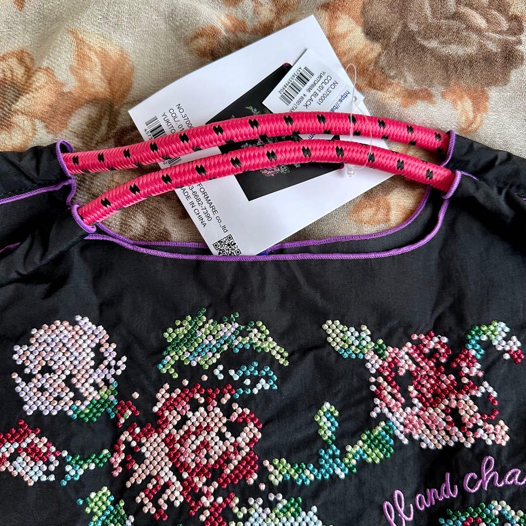 【数量限定】ボールアンドチェーン×トリイユキ Pixel Rose エコバッグ