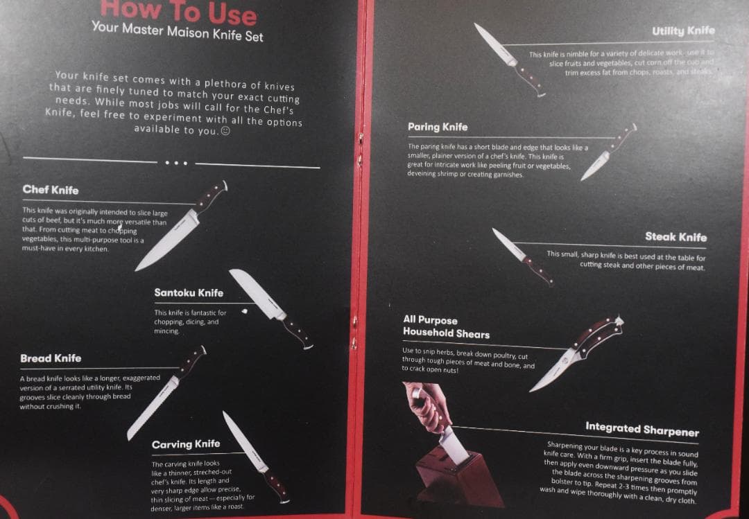 Master Maison◆ダマスカス鋼 シェフナイフ◆収納ボックス◆13本