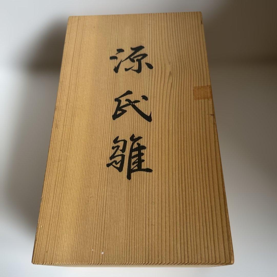 【美品】源氏雛 伊万里焼 陶器人形 萬太郎作