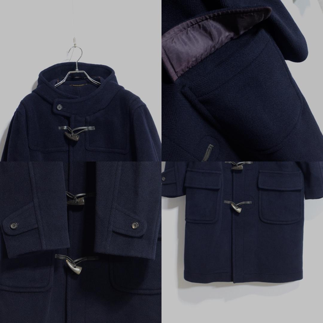 超極上品 ムーアブルックカットパイル ダッフル Fトラディショナル 紺 38