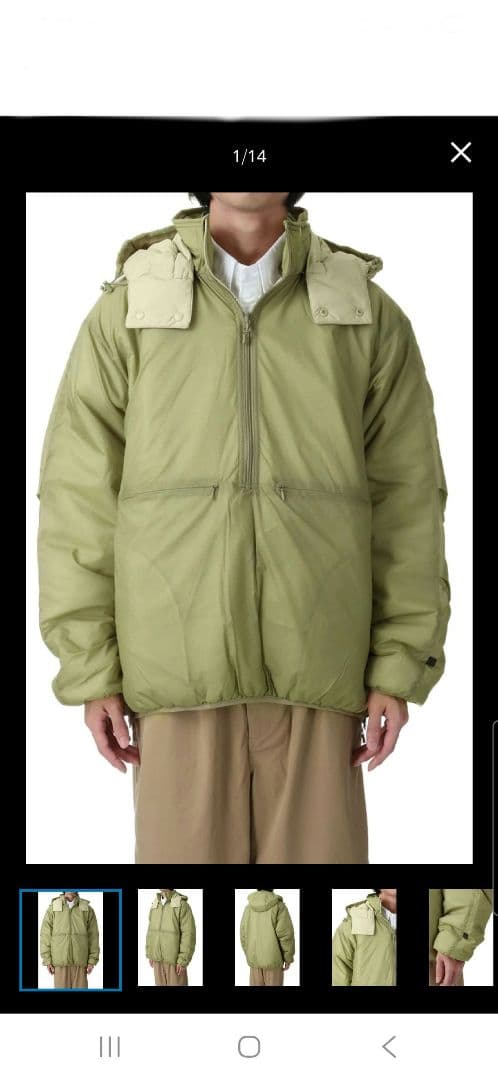 ジャケット・アウター Tech Reversible Pullover Puff Jacket