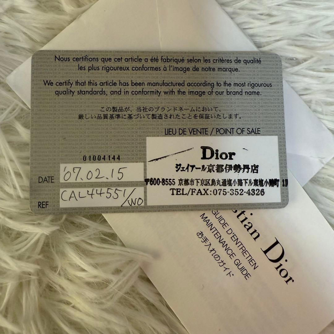 Dior レディディオール カナージュ ハンドバッグ ホワイト 白