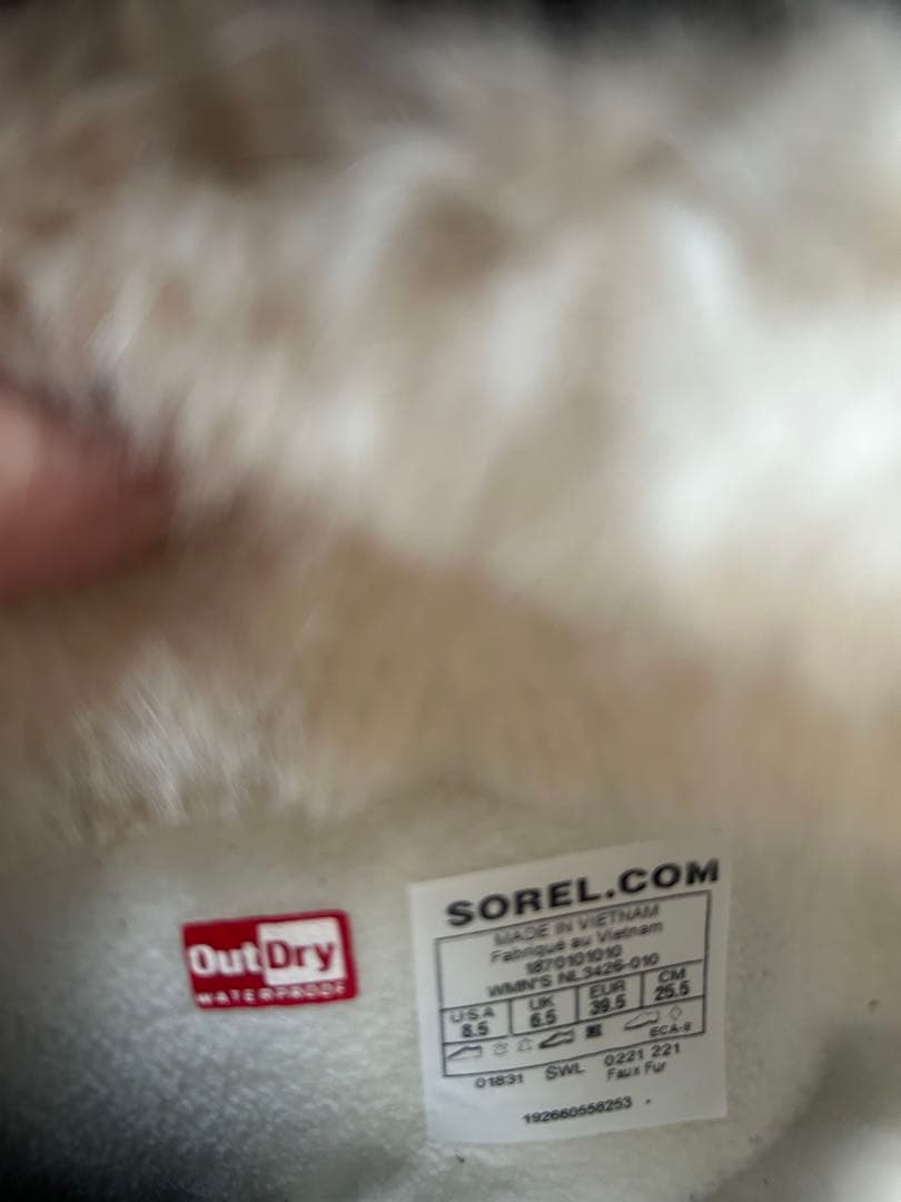 SORELブーツ TIVOLI 4 TALL ブラック 8.5