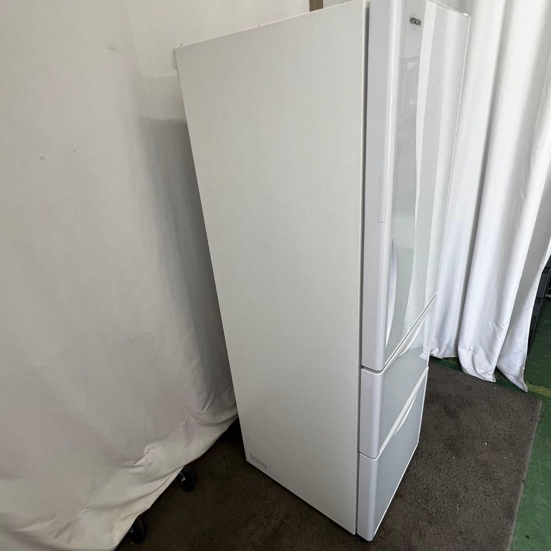 ★859　冷蔵庫　日立　スリム　300-400ℓ　大型　中古　安い　設置無料