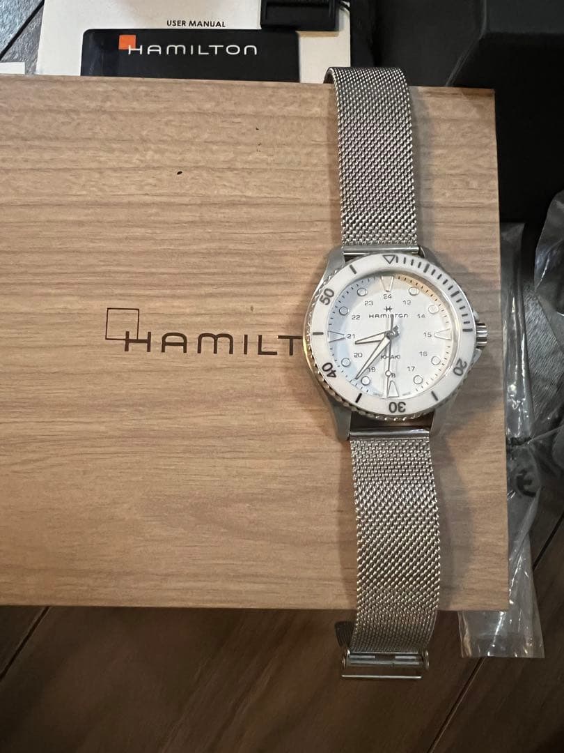 美品　HAMILTON H822210 ハミルトン　カーキネイビースキューバ