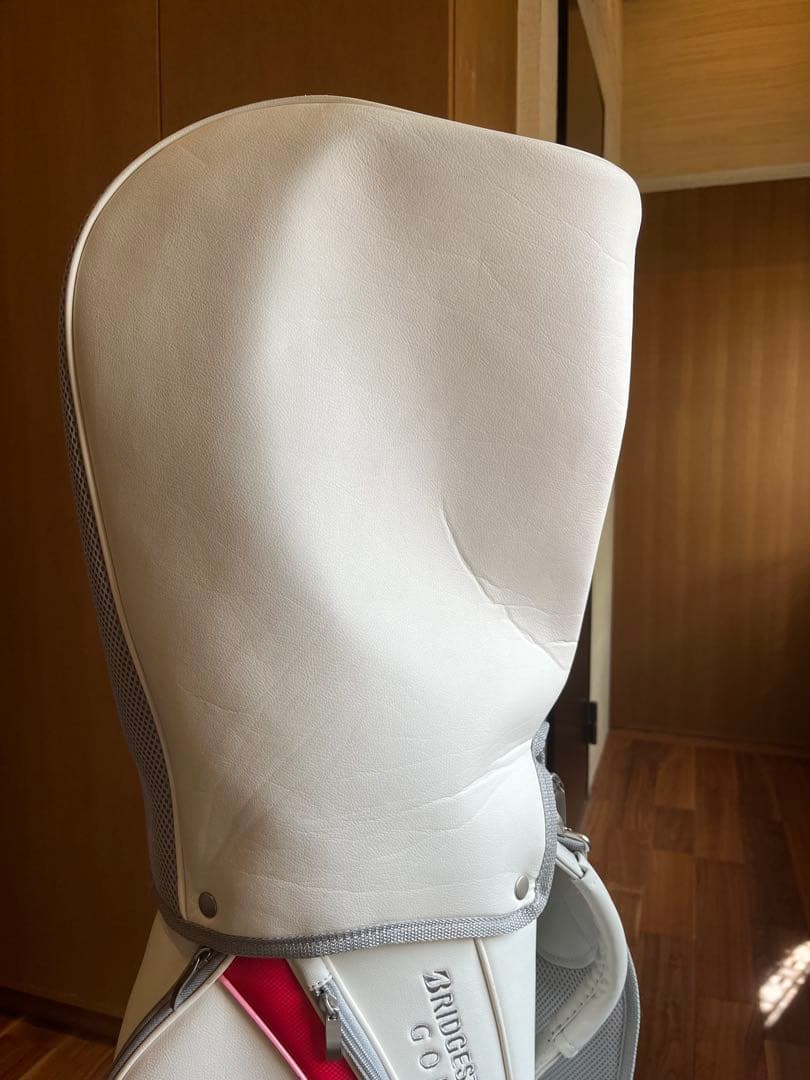 ブリヂストン キャディバッグ ホワイト/ピンク