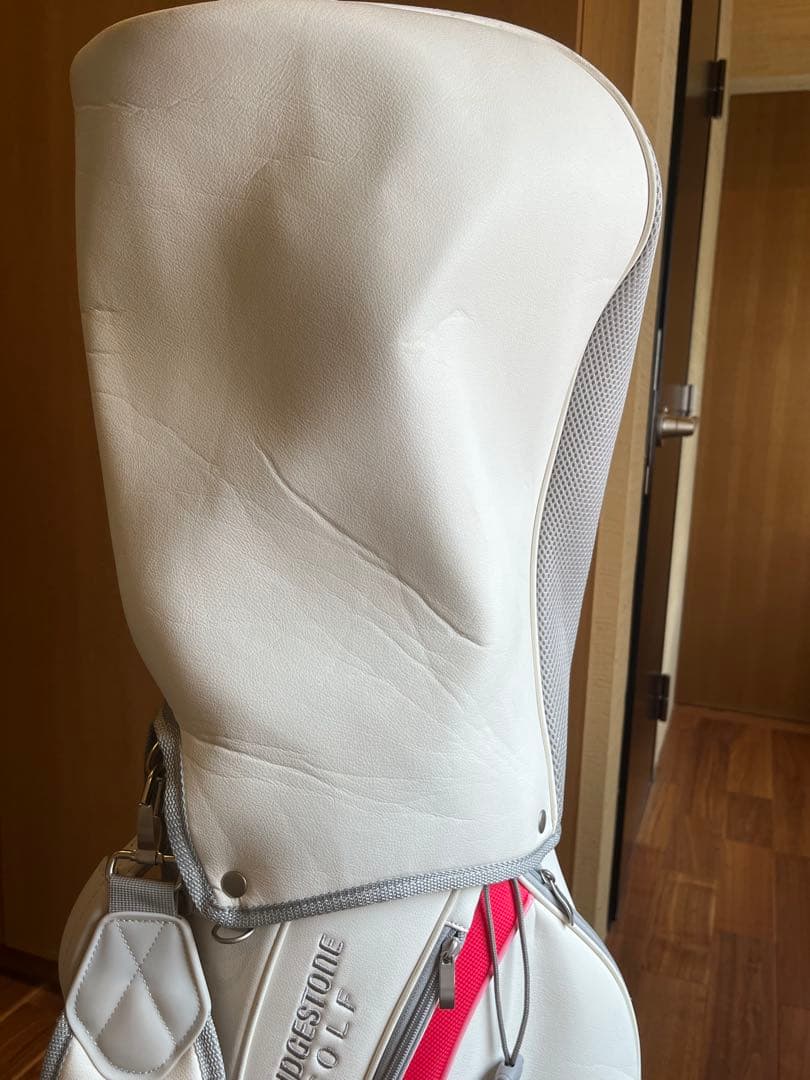 ブリヂストン キャディバッグ ホワイト/ピンク