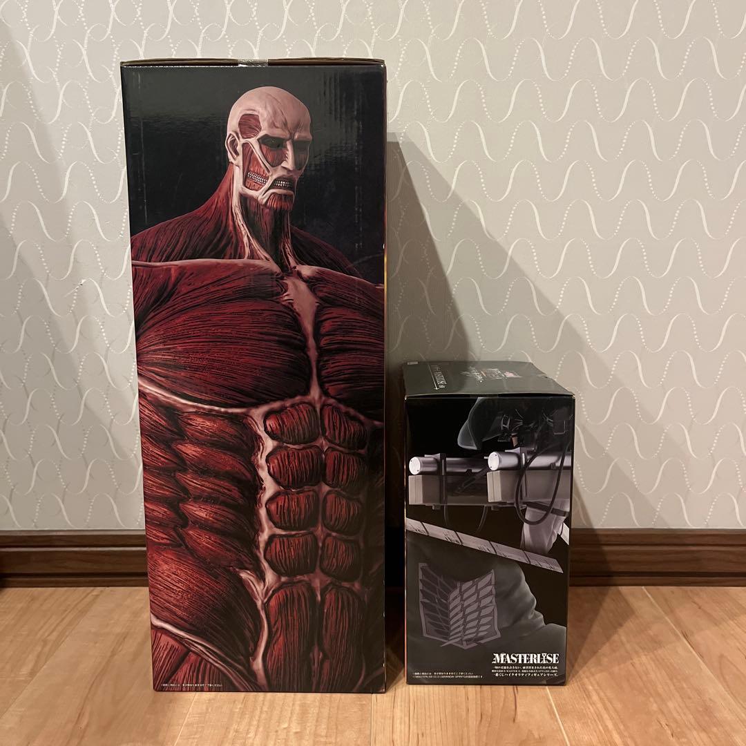 一番くじ　進撃の巨人　ラストワン賞　超大型巨人 B賞 リヴァイ 下位賞セット