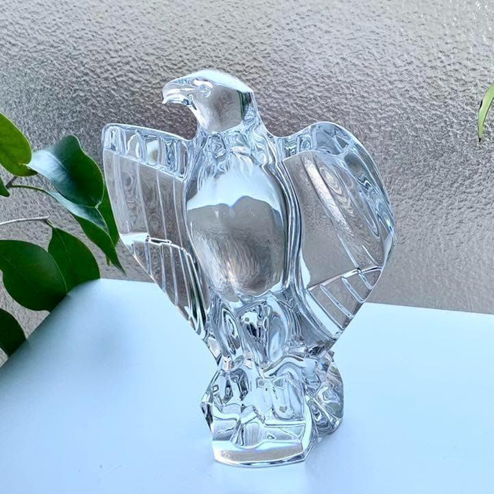 BACCARAT イーグル クリスタル 置物 鷲 鷹 ファルコン オブジェ