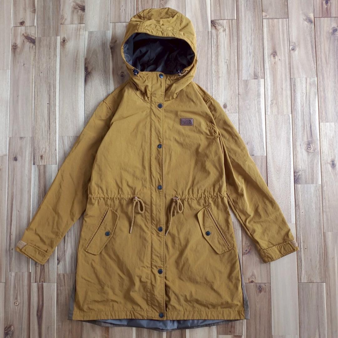 美品　ノースフェイス　スプリング　マウンテン　　　コート　レディースＬ　オークル