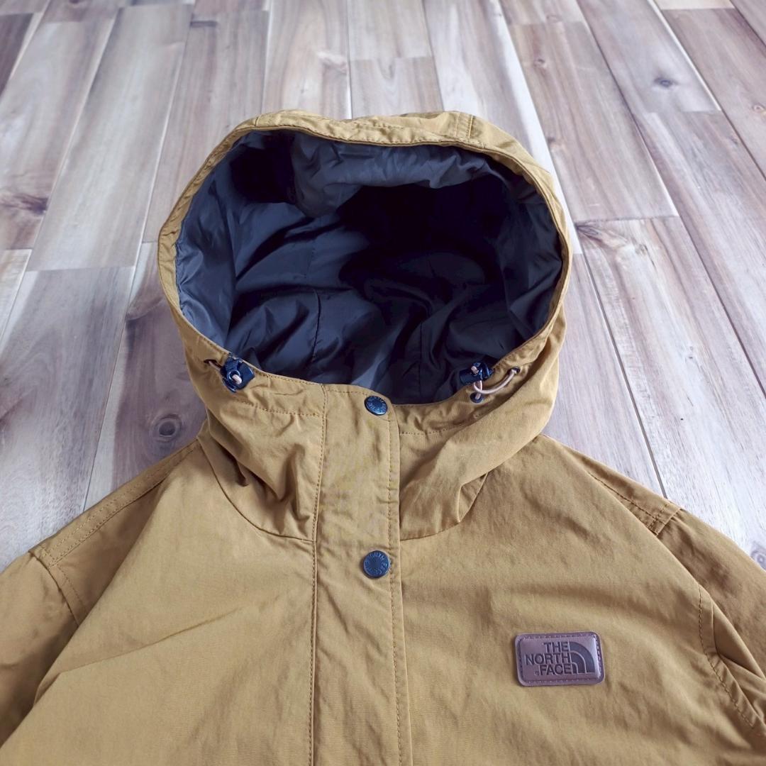 美品　ノースフェイス　スプリング　マウンテン　　　コート　レディースＬ　オークル