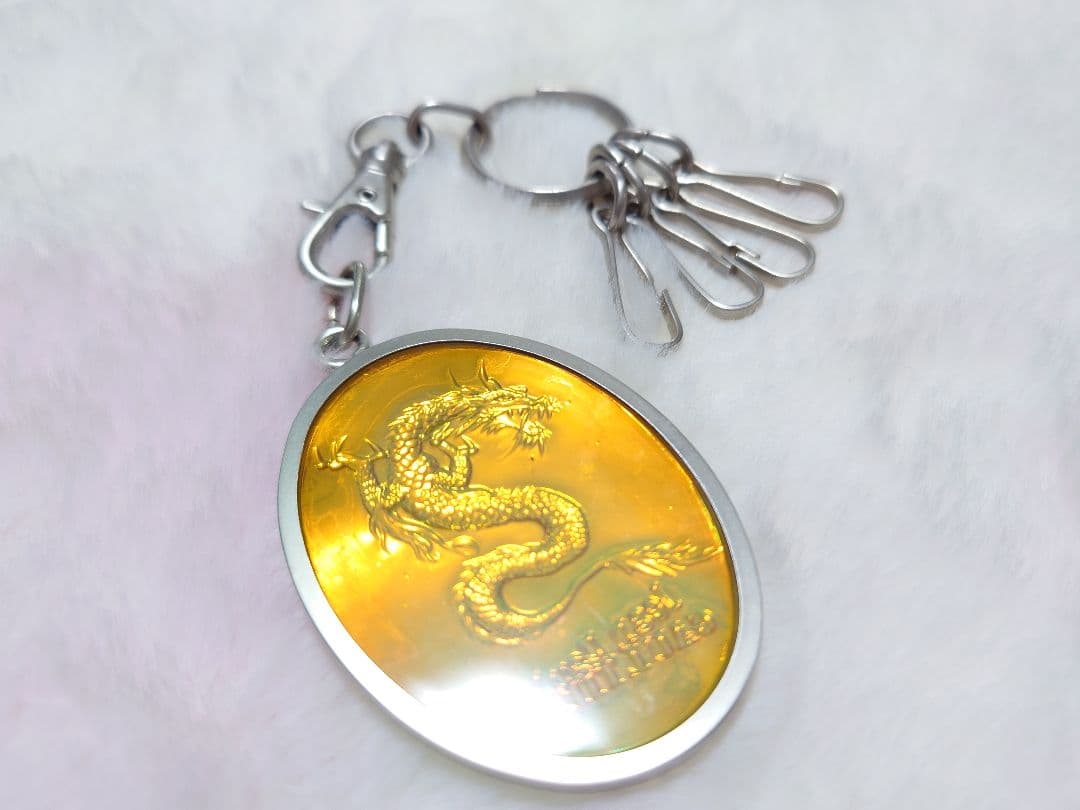ジャンポールゴルチエ ドラゴン 龍 プレート キーリング キーホルダー 新品