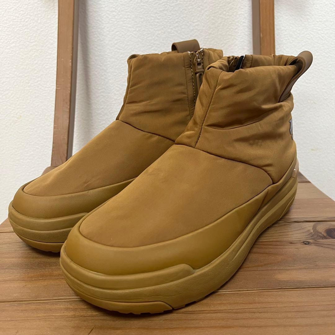 【美品】デサント D.TRACE TWB23.1 スノーブーツキャメル　ジップ