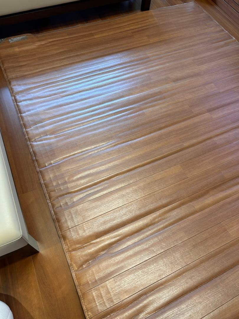 ホットカーペット かんたん床暖 フローリング 電気カーペット3畳 畳みジワあり