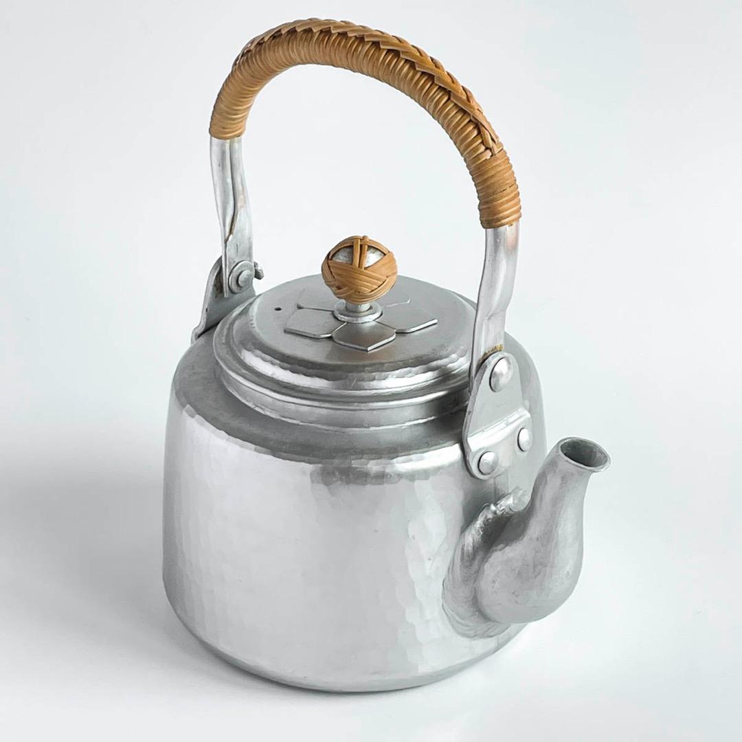 【arakien】京都 有次 アルミ やかん 江戸型 1L 未使用 薬缶