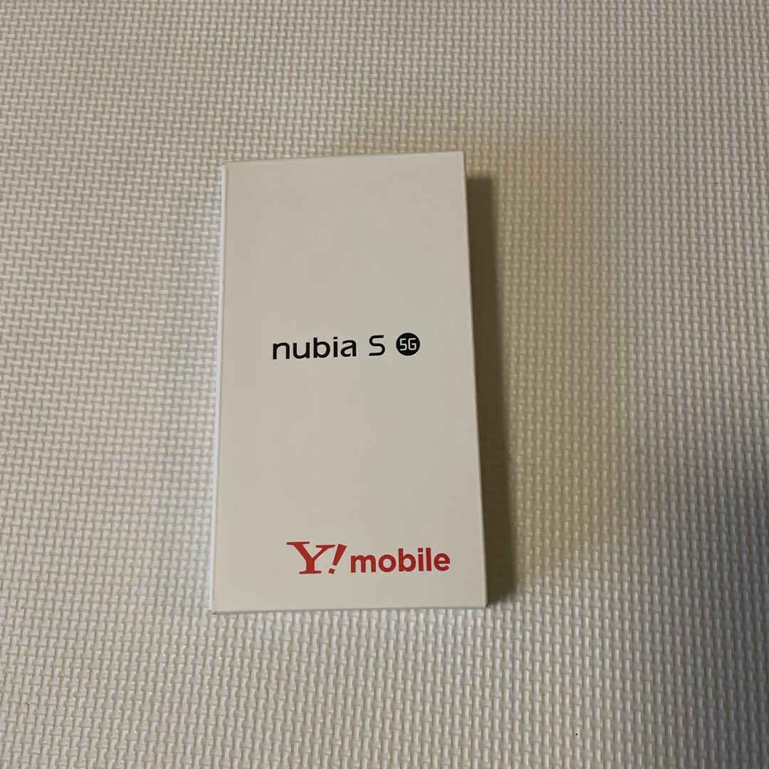 【新品未使用】nubia S 5G Y!mobile 本体