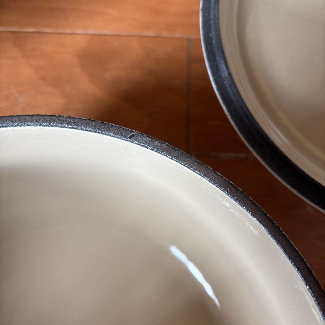 ル・クルーゼ 両手鍋 20cm エンゾ　マリのデザイン　ママシリーズ