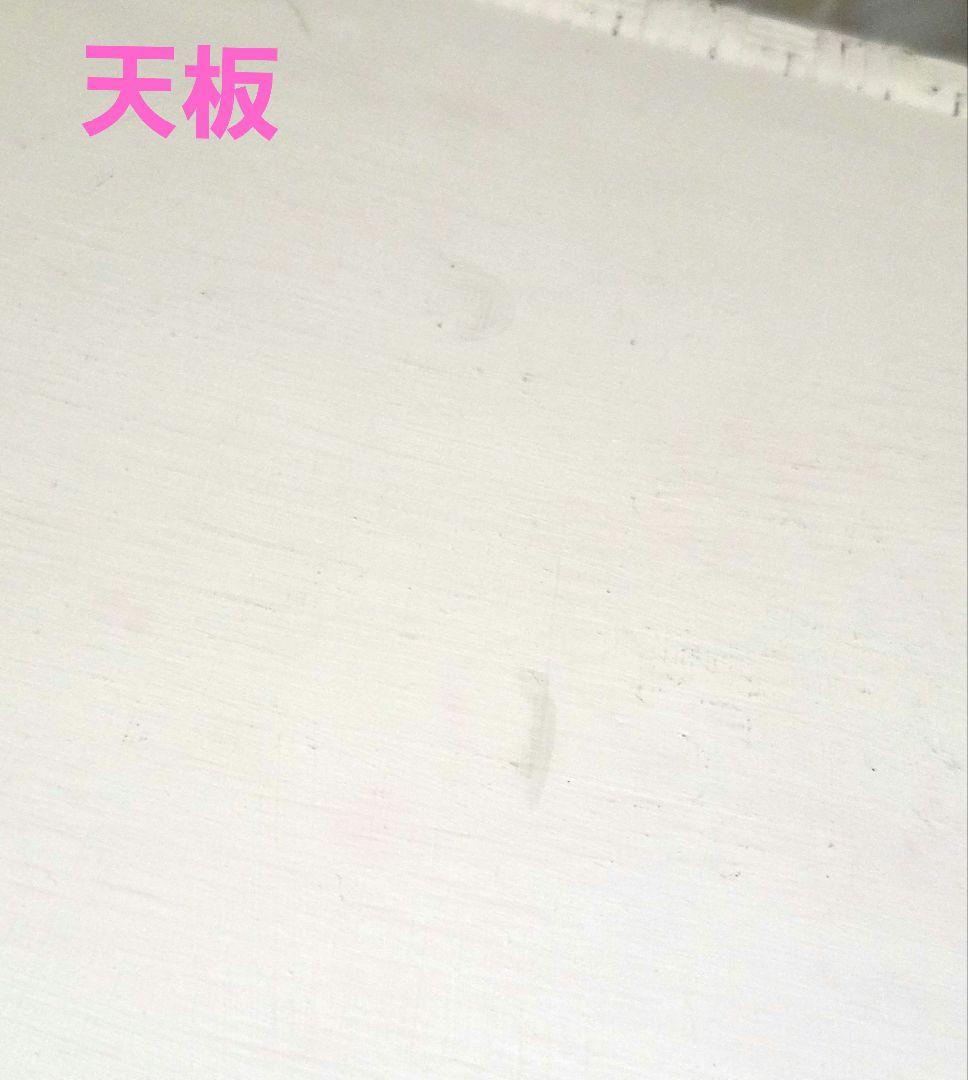 昭和レトロ/籐 ラタン/ラック 棚/シャビーペイント/ホワイト 白/アンティーク